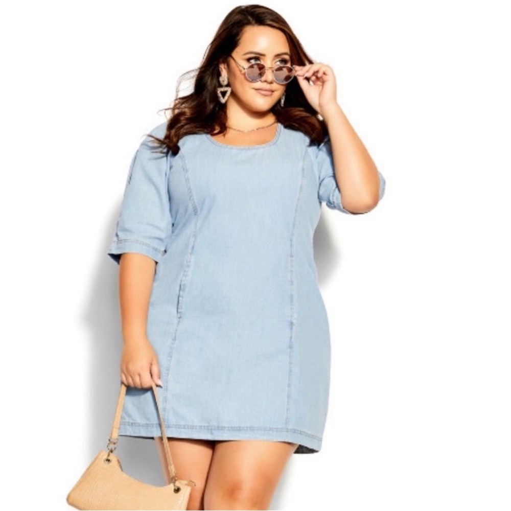 Elizabeth Dress - light denim